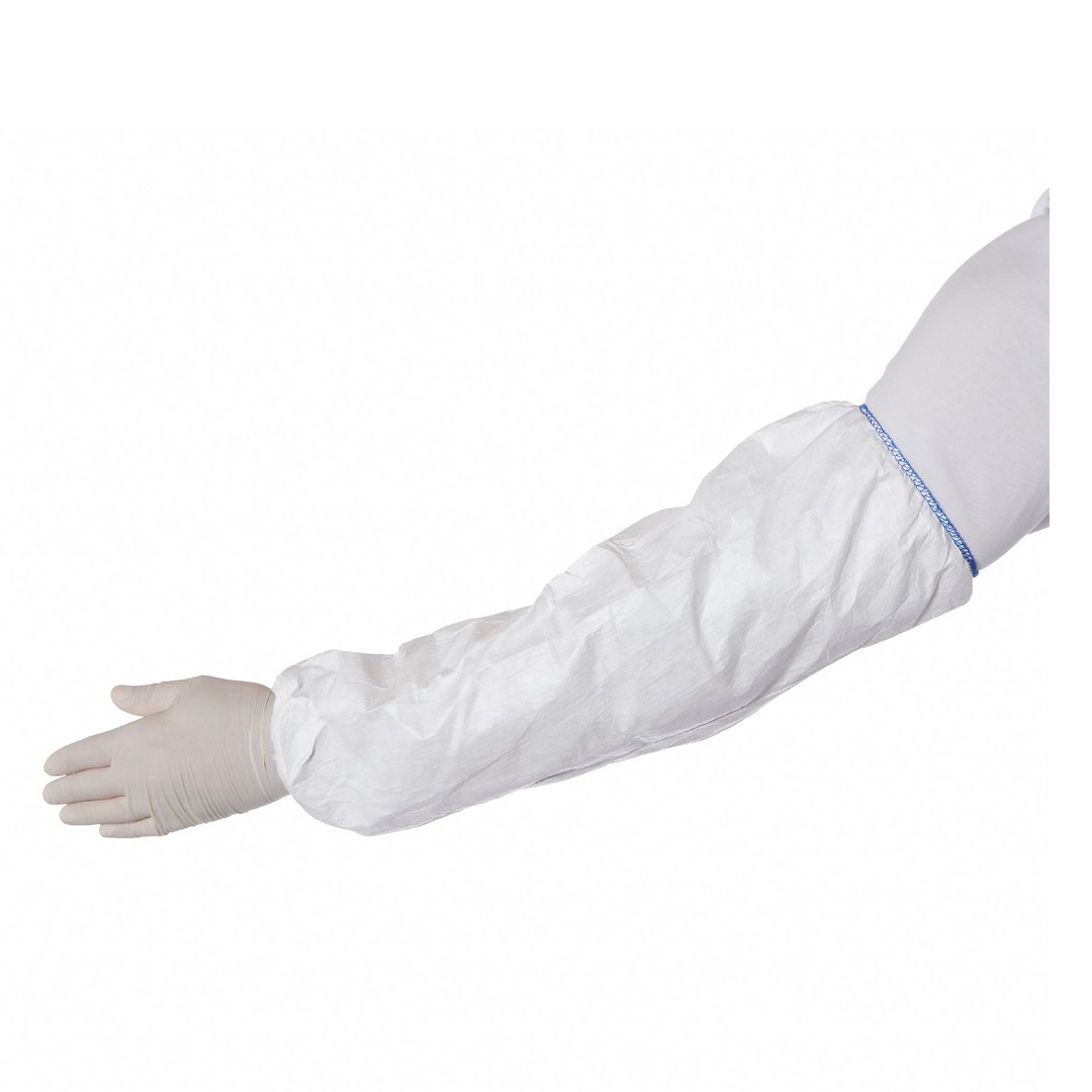 Zarękawki ochronne Tyvek 500 białe ze ściągaczami dł.50cm