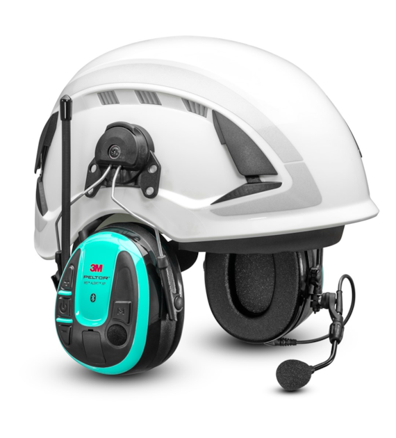 Nauszniki przeciwhałasowe nahełmowe PELTOR WS ALERT XP+ z radiem aplikacją i funkcją Bluetooth MRX21AWS7 SNR = 29 dB - 3M