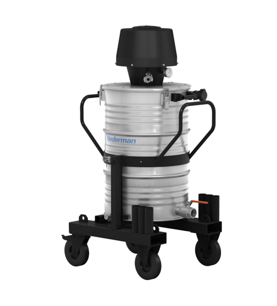 Odkurzacz pneumatyczny 510A EX-NE52 na mokro do cieczy z odsysaniem cząstek gruboziarnistych 5700 l/min 213L - Nederman