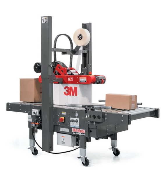 Maszyna do zaklejania kartonów o zróżnicowanych rozmiarach 3M-Matic 7000r Pro z głowicą taśmującą AccuGlide 2+ 380/400 V 75mm - 3M