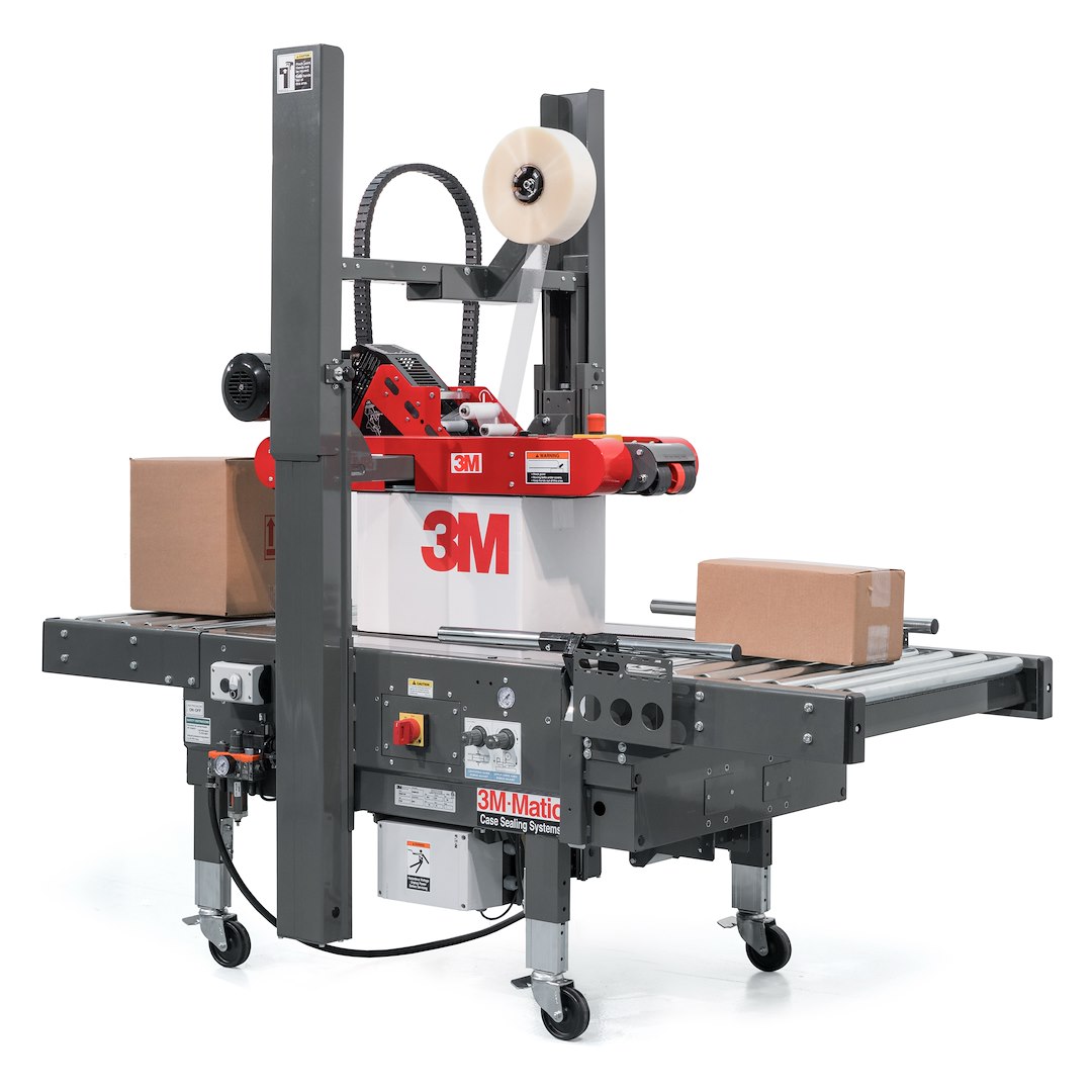 Maszyna do zaklejania kartonów o zróżnicowanych rozmiarach 3M-Matic 7000r Pro z głowicami taśmującymi  AccuGlide 2+ 1PH 220/230V 48/50mm - 3M