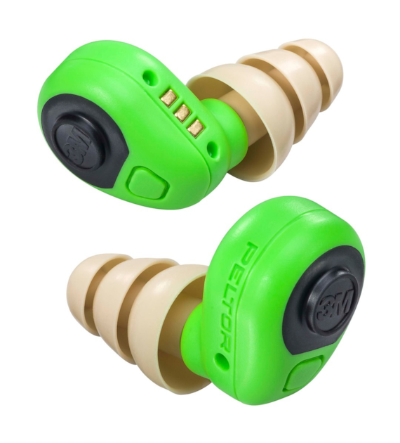 Elektroniczne wkładki przeciwhałasowe PELTOR EEP-100 EU zielone SNR = 32/38 dB - 3M