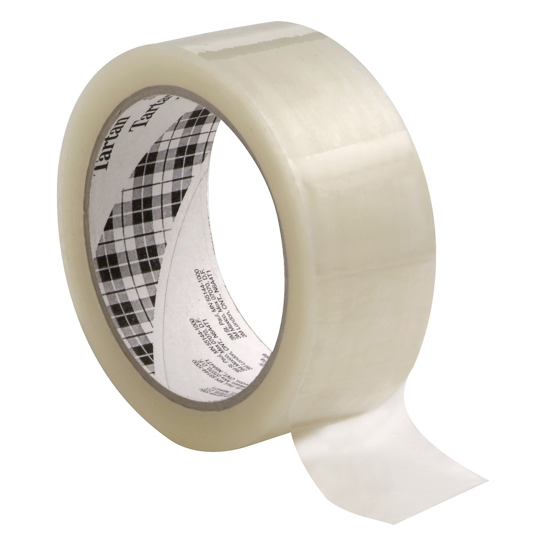 Taśma pakowa Tartan 369 Hot-Melt bezbarwna 50 mm x 1500 m - 3M