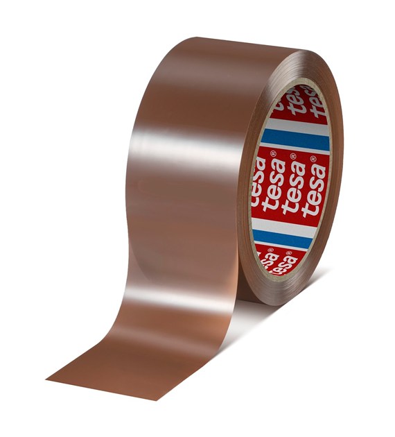 Taśma pakowa 60416 ciche odwijanie 50mm x 100m kremowa - Tesa