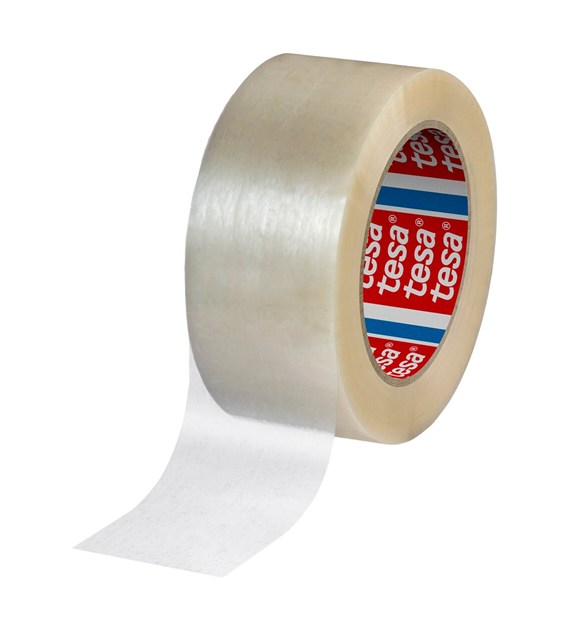 Taśma pakowa 60418 cienka i lepka 50mm x 132m przezroczysta - Tesa