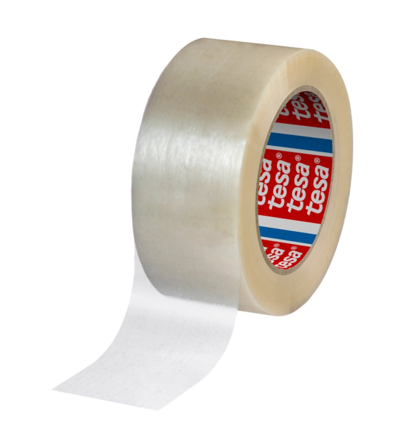 Taśma pakowa 60418 cienka i lepka 50mm x 132m przezroczysta - Tesa