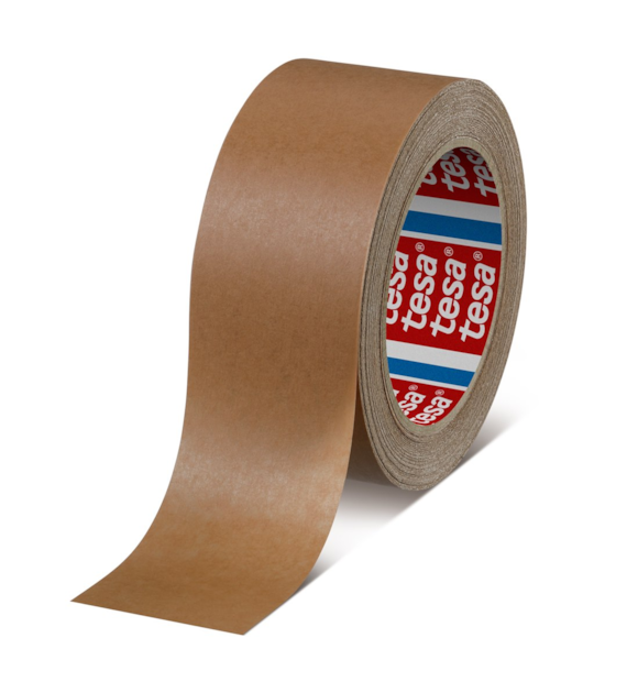 Papierowa taśma pakowa 4313 PV12 50mm x 50m kremowa - Tesa