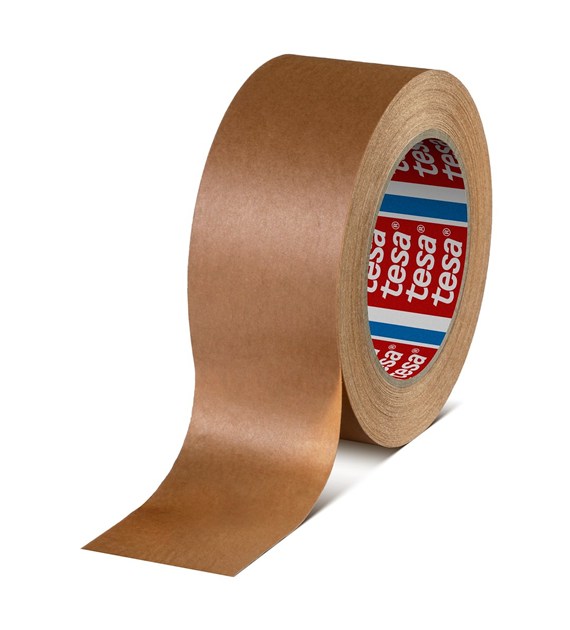 Papierowa taśma pakowa 60408 85% bio-based 75mm x 50m kremowa - Tesa