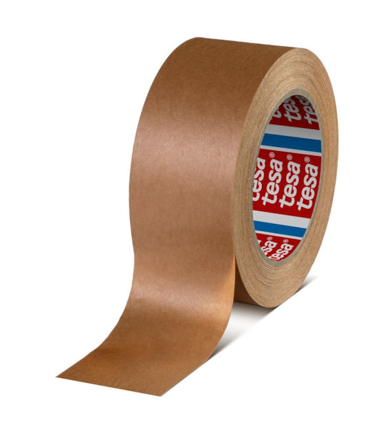 Papierowa taśma pakowa 60408 85% bio-based 75mm x 50m kremowa - Tesa