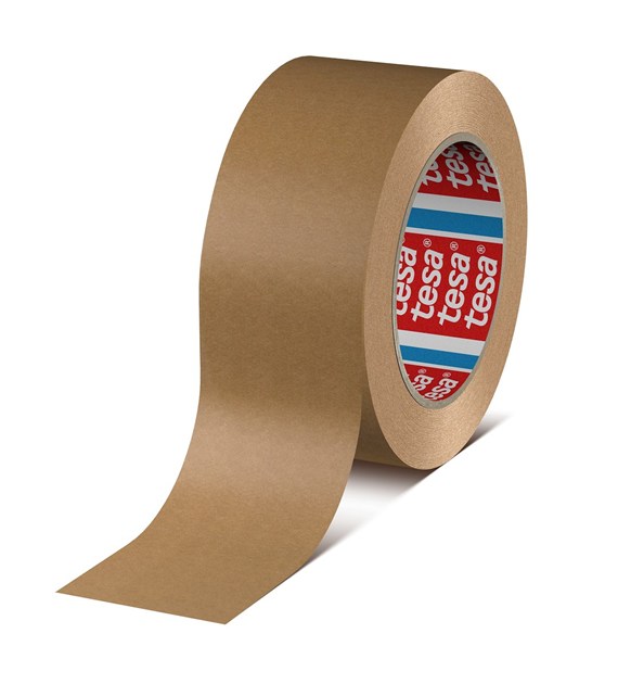 Papierowa taśma pakowa 4513 75mm x 50m kremowa - Tesa
