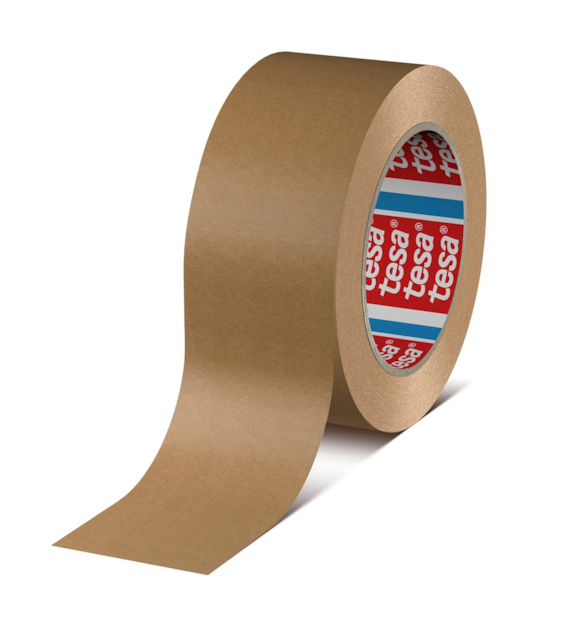 Papierowa taśma pakowa 4513 75mm x 50m kremowa - Tesa