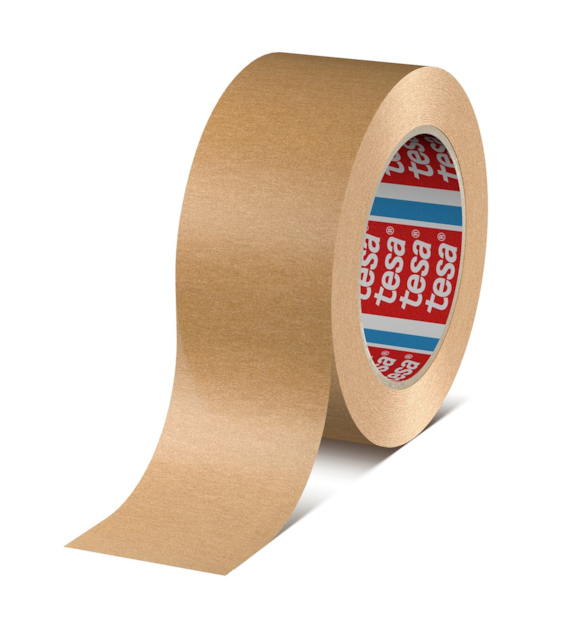 Papierowa taśma pakowa 4713 ogólnego zastosowania 50mm x 50m kremowa - Tesa
