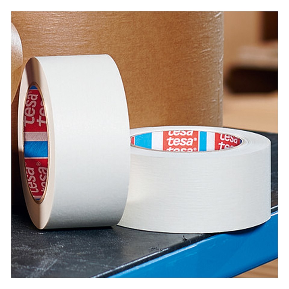 Papierowa taśma pakowa 4713 ogólnego zastosowania 50mm x 50m biała - Tesa