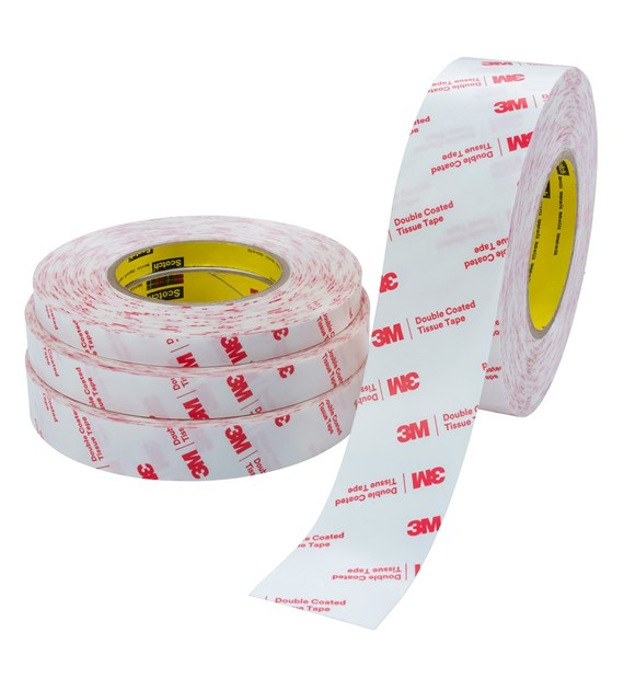 Taśma dwustronnie klejąca na nośniku bibułkowym 56212 ogólnego przeznaczenia 50mm x 50m bezbarwna - 3M