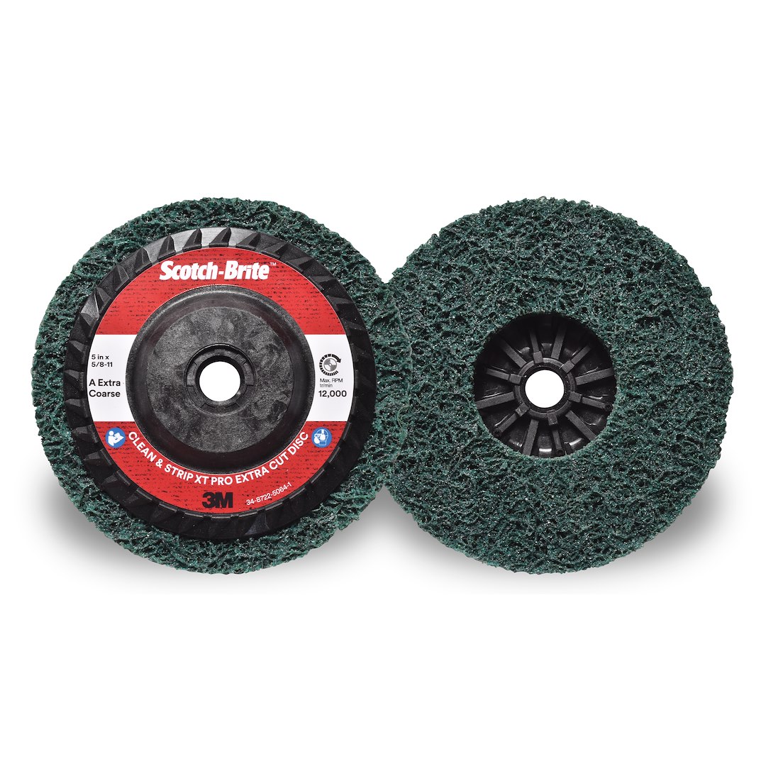 Dysk Clean & Strip XT Pro Extra Cut XC-RD Scotch-Brite  125 mm x M14 A XCRS zielony - 3M