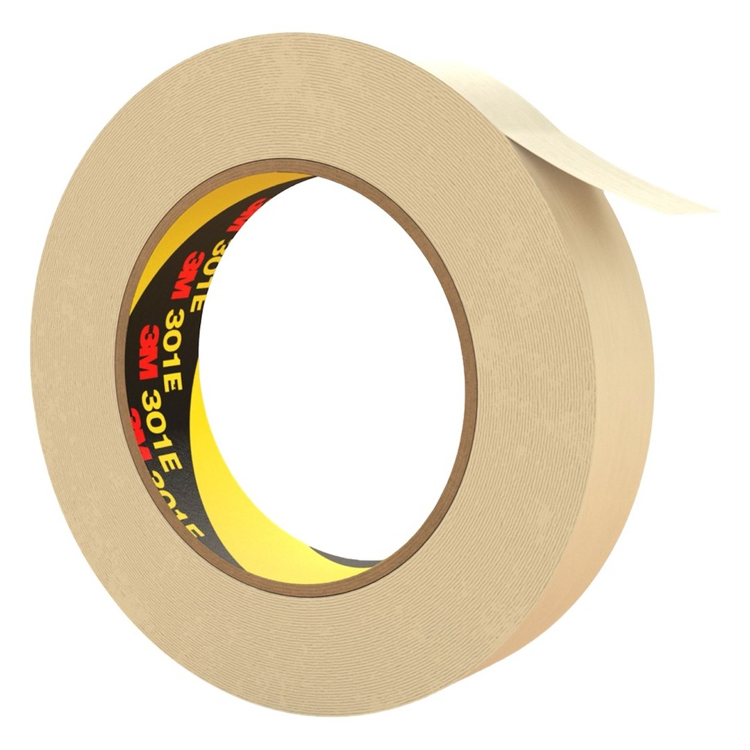 Taśma maskująca do zastosowań przemysłowych  301E 48 mm x 50 m beżowa - 3M