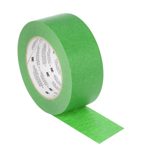 Taśma maskująca malarska 2814 odporna na promieniowanie UV 48 mm x 50 m zielona - 3M