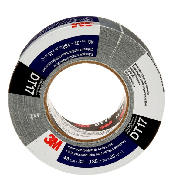 Super taśma naprawcza duct DT17 48 mm x 32 m gr. 0.43 mm czarny - 3M