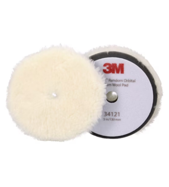 Futro polerskie do polerki mimośrodowej 130 mm Perfect-It 34121 Medium białe - 3M