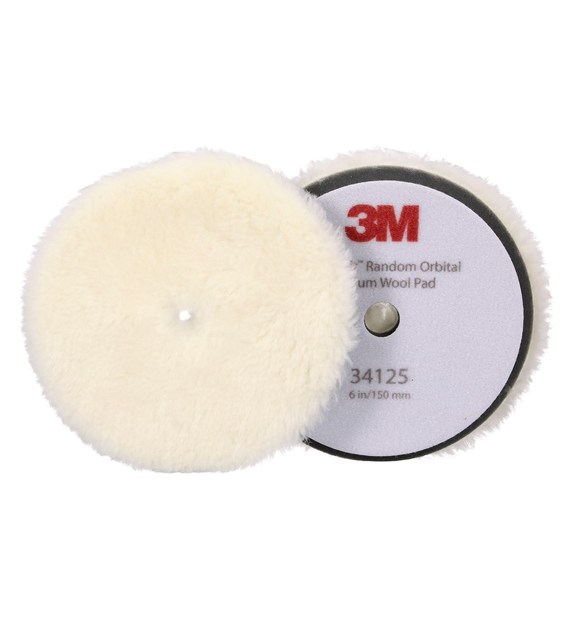 Futro polerskie do polerki mimośrodowej 150 mm Perfect-It 34125 Medium białe - 3M