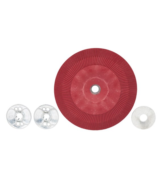 Podkładka do dysków z fibry 180mm M14 żebrowana czerwona - 3M