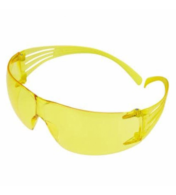 Okulary ochronne 2822 powłoka odporna na zaparowanie/zarysowanie zółte - 3M