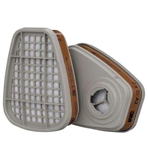 Filtr zapewniający ochronę przed gazami i parami A2 6055 - 3M