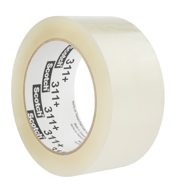 Taśma pakowa Scotch 311+ do niskich temperatur 48 mm x 66 m gr. 0.065 mm bezbarwna - 3M