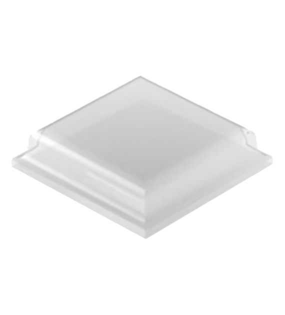 Nakładki ochronne Bumpon SJ5307 10,4mm x 10,4mm x 2,5mm kwadratowe zwężane z płaskim wykończeniem przezroczyste - 3M