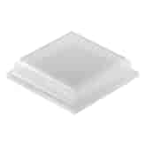Nakładki ochronne Bumpon SJ5307 10,4mm x 10,4mm x 2,5mm kwadratowe zwężane z płaskim wykończeniem przezroczyste - 3M