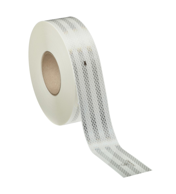 Taśma odblaskowa konturowa Diamond Grade 983-10 do oznakowania pojazdów 53,5mm x 50m biała - 3M