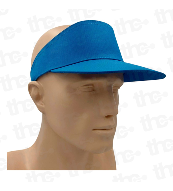 Daszek ochronny 0102 regulowany paskiem uniwersalny rozmiar kolor niebieski