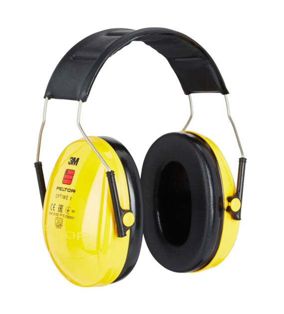 Nauszniki przeciwhałasowe PELTOR Optime I nagłowne żółte H510A-401-GU SNR = 27dB - 3M