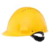 Kask ochronny G3000 wskaźnik Uvicator Pinlock wentylowany opaska przeciwpotna z tworzywa sztucznego żółty G3000CUV-GU - 3M