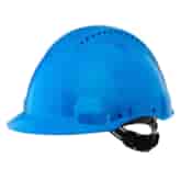 Kask ochronny G3000 wskaźnik Uvicator Pinlock wentylowany opaska przeciwpotna z tworzywa sztucznego niebieski G3000CUV-BB - 3M
