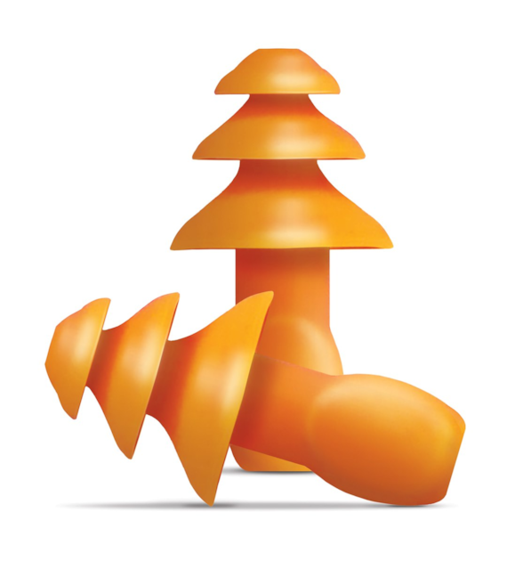 Wkładki przeciwhałasowe 1261 wielorazowe bez sznurka SNR = 25 dB - 3M