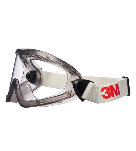 Gogle ochronne 2890 pośrednia wentylacja powłoka odporna na zarysowanie i zaparowanie przezroczyste poliwęglanowe szybki - 3M
