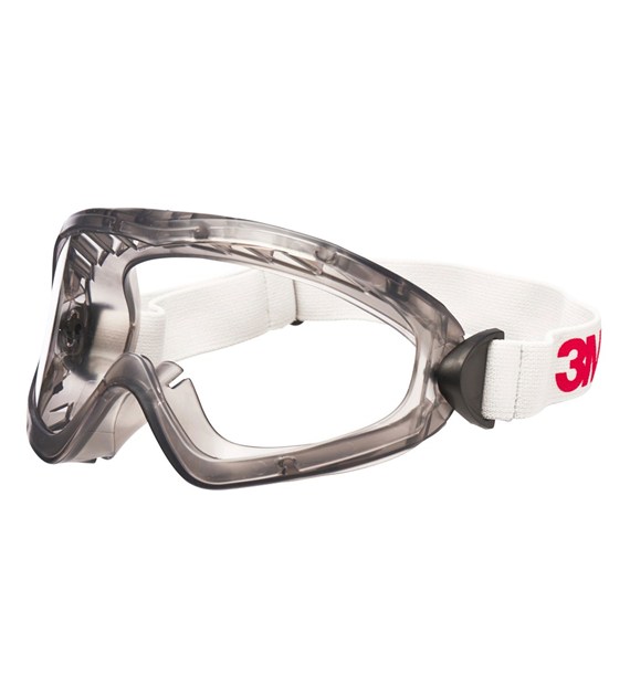 Gogle ochronne 2890 szczelne powłoka odporna na zarysowanie i zaparowanie przezroczyste poliwęglanowe szybki 2890S - 3M