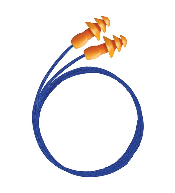 Wkładki przeciwhałasowe 1271 wielorazowe ze sznurkiem SNR = 26 dB - 3M