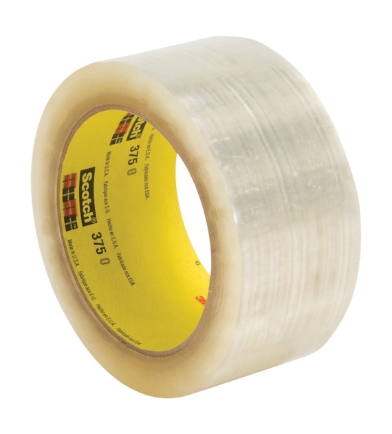 Taśma pakowa Scotch 375E o bardzo wysokich parametrach Hot-Melt 50 mm x 66 m  bezbarwna - 3M