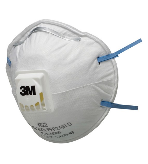 Półmaska filtrująca z zaworem FFP2 8822 - 3M