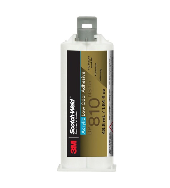 Klej dwuskładnikowy akrylowy bezzapachowy Scotch-Weld DP810 50ml zielony - 3M