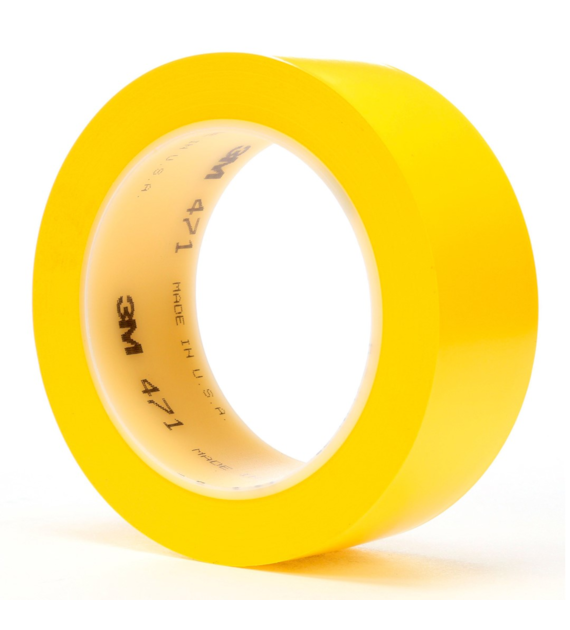 Taśma winylowa 471 102mm x 33m gr. 0.14mm żółta - 3M