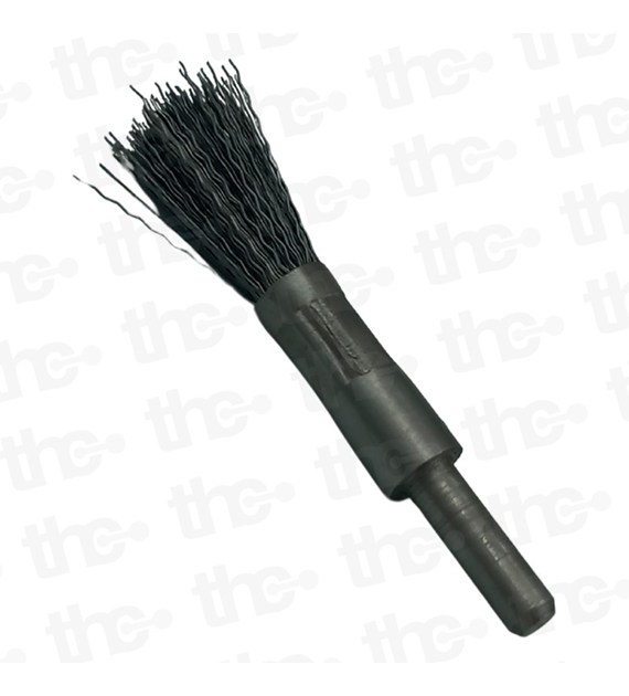 Szczotka pędzelkowa z trzpieniem 10mm trzpień 6mm INOX - Szczotex