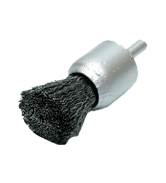 Szczotka pędzelkowa z trzpieniem 25mm trzpień 6mm INOX - Szczotex