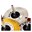 Szczotka na trzpieniu Scotch-Brite Bristle BB-ZS 50mm x 6mm x 6mm P120 biały typ C - 3M