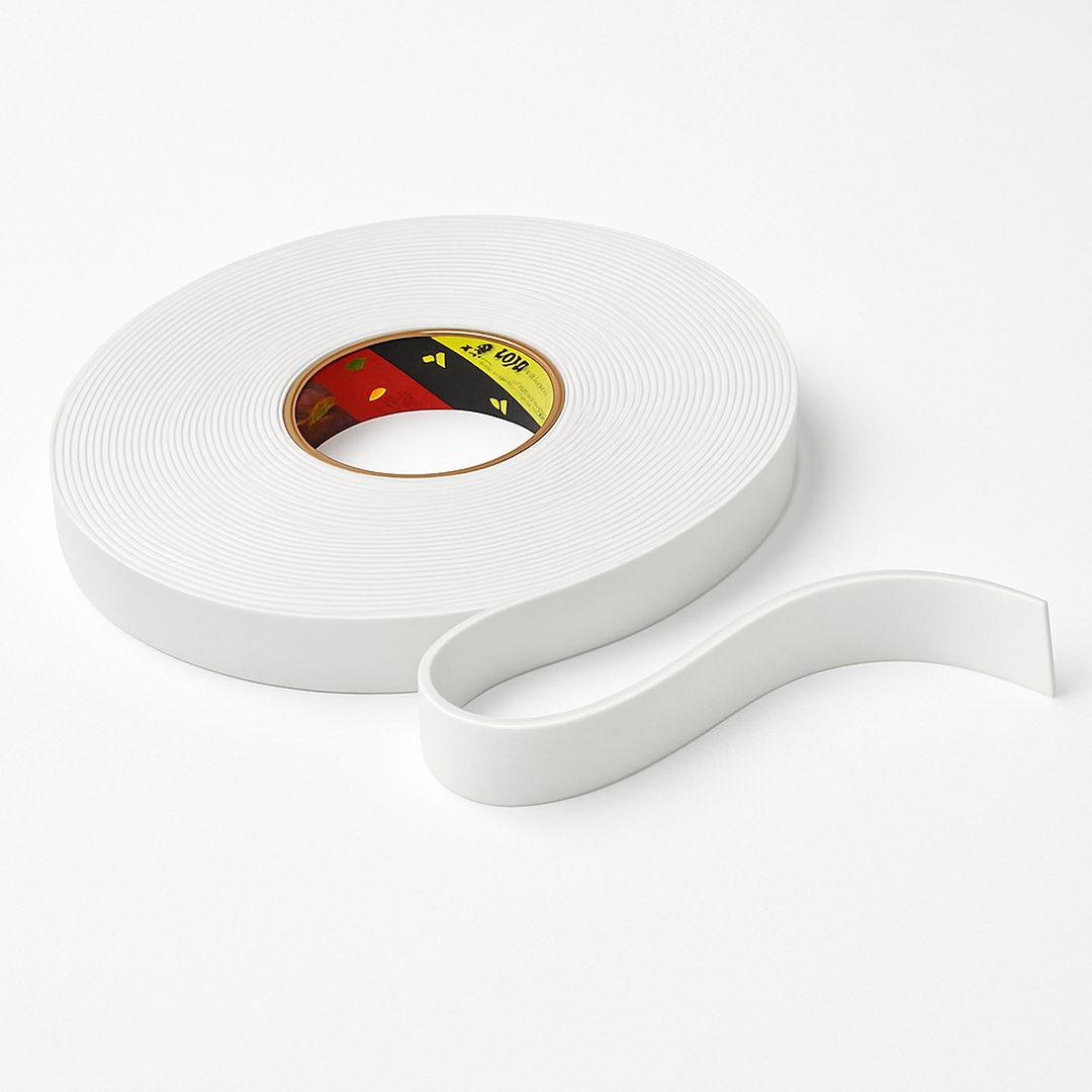 Dwustronnie klejąca taśma piankowa 9515W 19 mm x 33 m gr. 1.5 mm biała - 3M