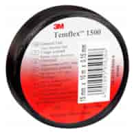 Winylowa taśma elektroizolacyjna Temflex 1500 15mm x 10m czarna - 3M