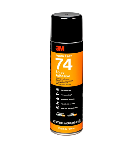 Klej w areozolu Foam Fast 74 Spray 500ml - 3M