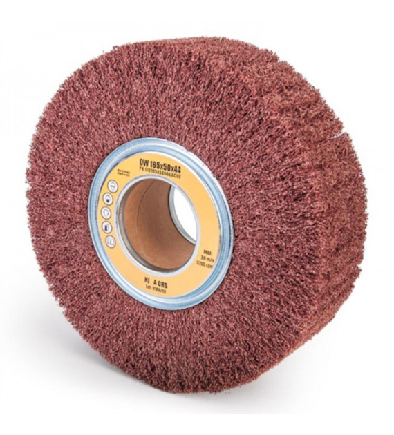 Ściernica listkowa nasadzana do satynowania z włókniny 165mm x 50mm x 44mm P120